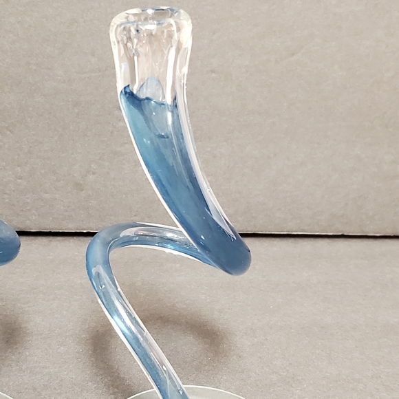 Hudson Glass Twist Candlestick - Picture 9 of 11
